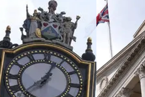 Threadneedle Street Clock and Bank of England